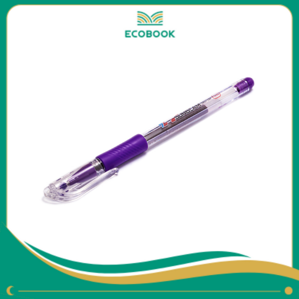 Bút gel GEL-08 tím hộp 20/T960 New