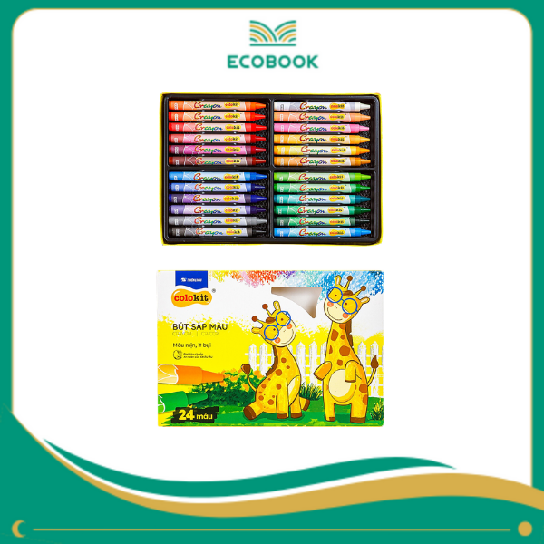 Bút sáp màu CR-C09 24 màu Bút sáp màu CR-C09 24 màu