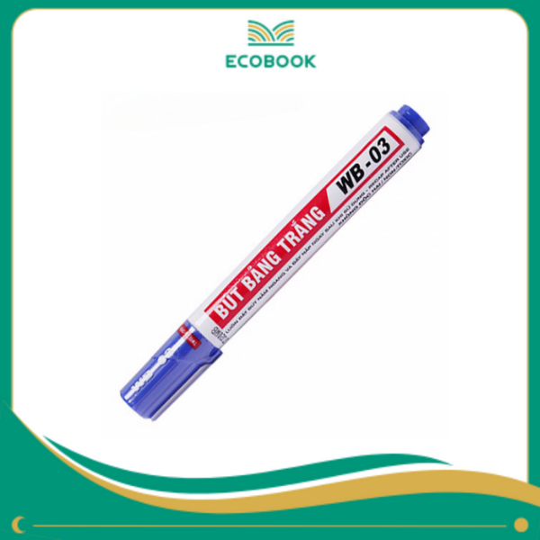 Bút lông bảng WB-03 xanh hộp 10 Bút lông bảng WB-03 xanh hộp 10