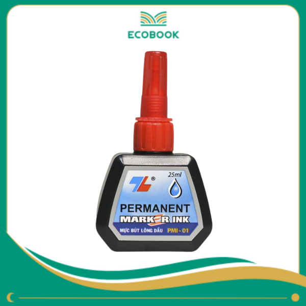 Mực bút lông dầu PMI-01 đỏ Mực bút lông dầu PMI-01 đỏ