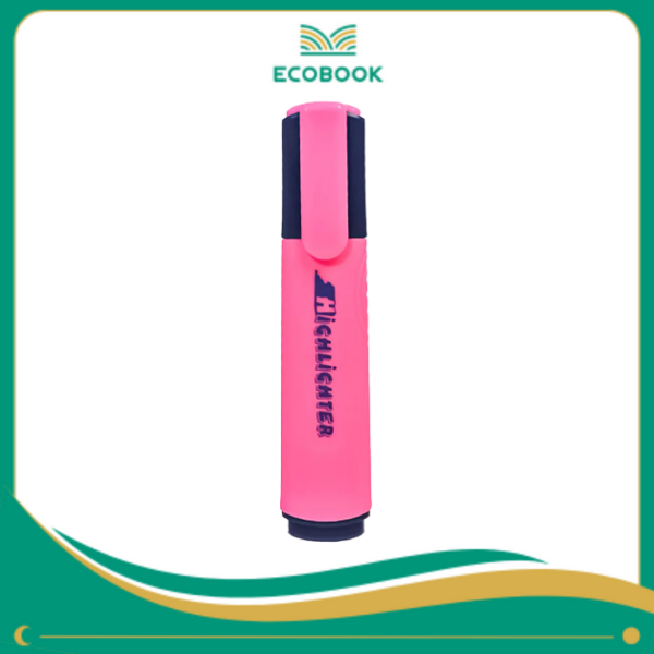 Bút dạ quang HL-012 hồng hộp 10