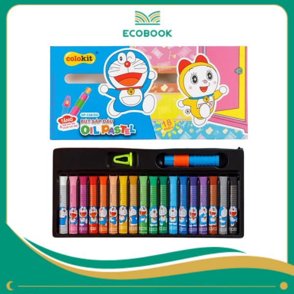 Bút sáp dầu OP-C08/DO 18 màu