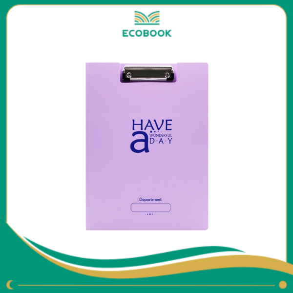 Bìa trình ký kép FO-CB03 tím pastel T50