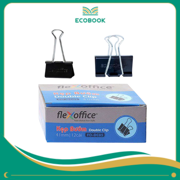 Kẹp bướm đen 41mm FO-DC05