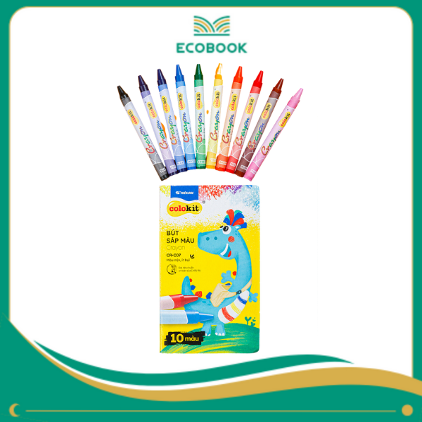 Bút sáp màu CR-C07 10 màu