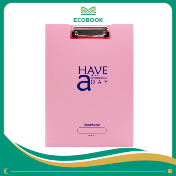 Bìa trình ký kép FO-CB03 hồng pastel T50