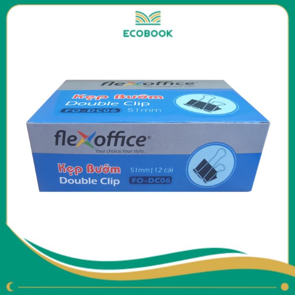 Kẹp bướm đen 51mm FO-DC06