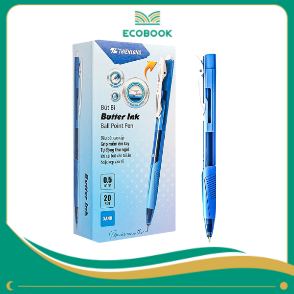 Bút bi TL-095 xanh hộp 20