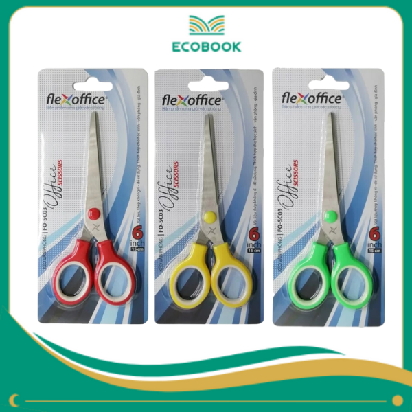 Kéo văn phòng FO-SC03 hộp 12, 15cm Kéo văn phòng FO-SC03 hộp 12, 15cm