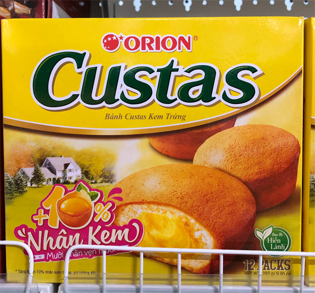 Bánh trứng Custas Orion 12 cái / Hộp