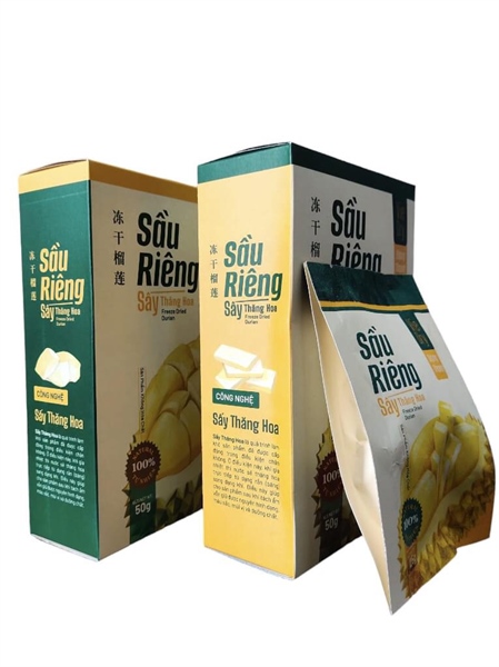 Sầu riêng sấy thăng hoa dạng múi
