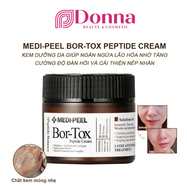 Kem dưỡng da căng bóng và chống lão hóa Medi-peel Bortox Peptide Cream 30ml