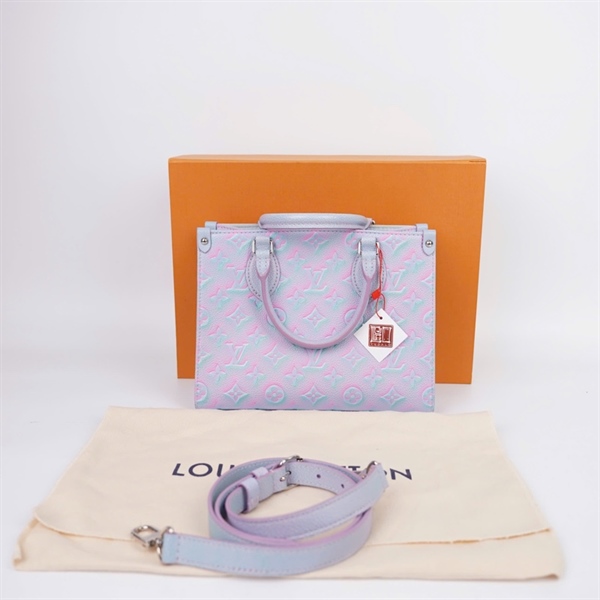 Túi LV Onthego tím hồng sz25 (HC) +