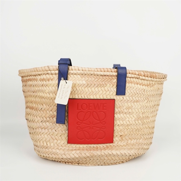 Túi cói Loewe có lót form sz27 KG +