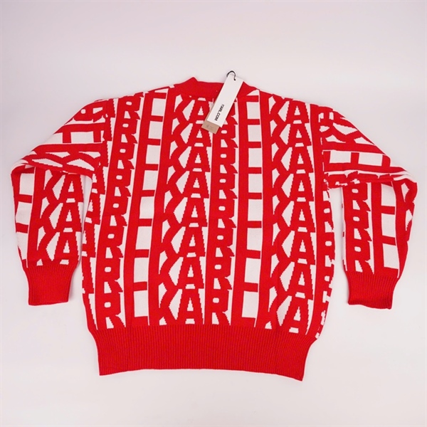 Áo len Karl đỏ tay dài (PN) +