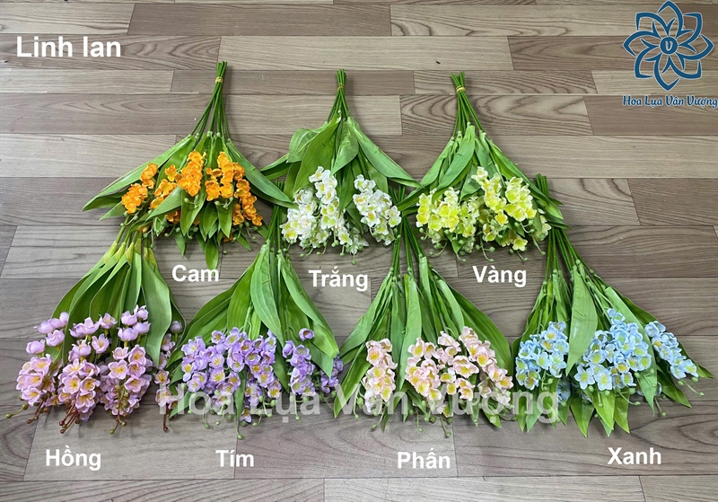 Linh lan - Hoa cành ngắn - Hoa Lụa Vân Vượng