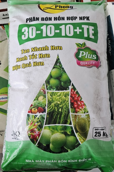 Phân 301010 +te-bình điền