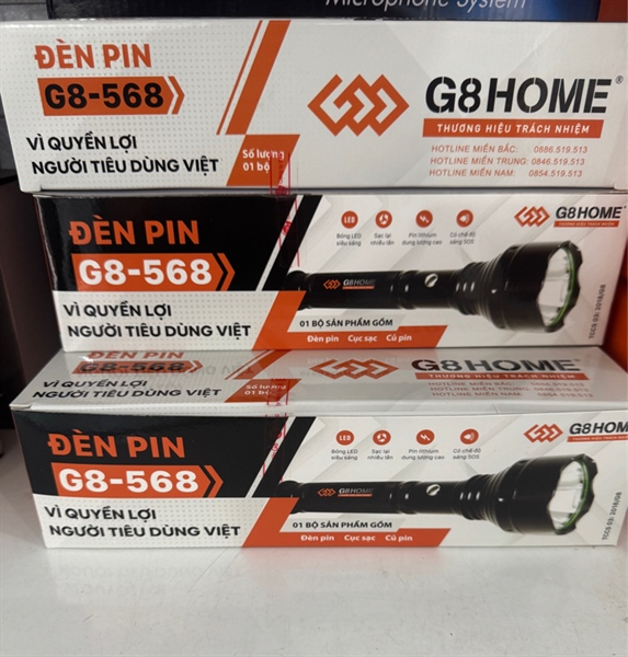 Đèn pin cầm tay G8