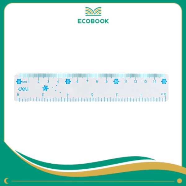EH655_Thước thẳng_Màu lẫn 15cm EH655_Thước thẳng_Màu lẫn 15cm