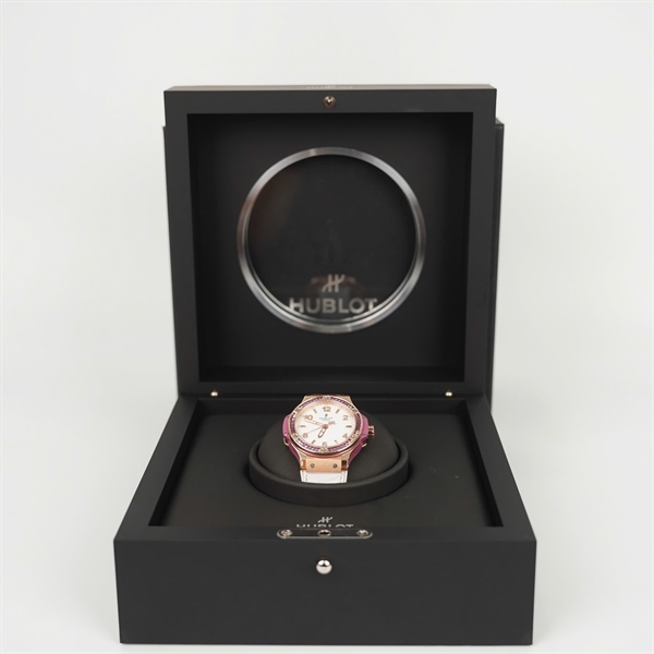 Đồng hồ Hublot trắng viền tím (890576) (HC) +