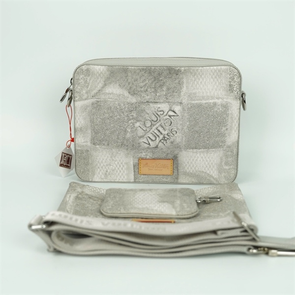 Túi LV Clutch set 3 ô vuông xám (BQ) KG +