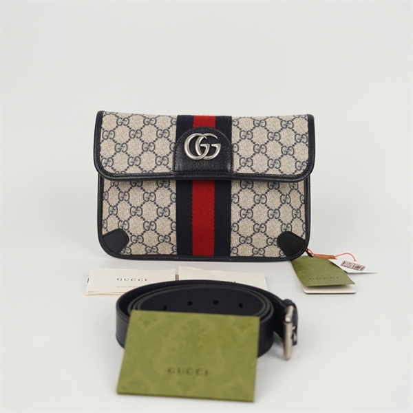 Túi GG Bumbag xám (527066) sz21 (BQ) KG +