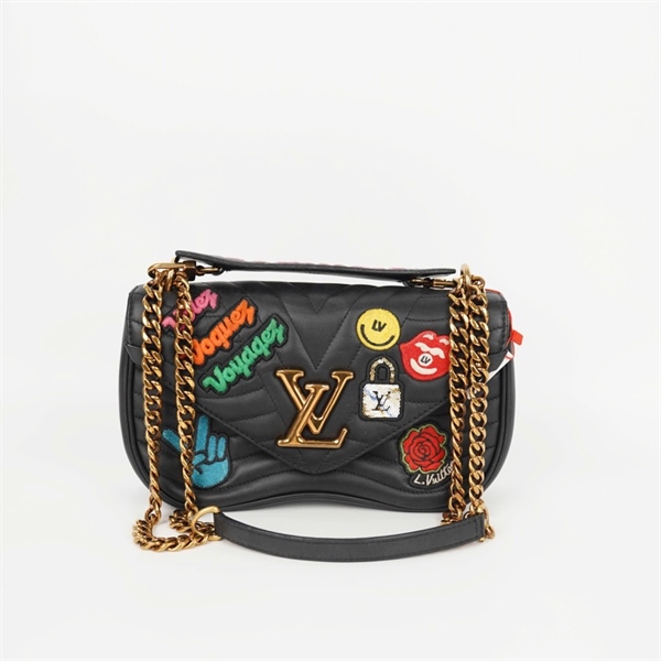 Túi LV Wave màu đen in hình (NZ4148) sz23 (BQ) KG +