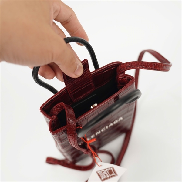 Túi Balenciaga Phone nâu (BQ) sz12 KG +