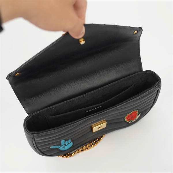 Túi LV Wave màu đen in hình (NZ4148) sz23 (BQ) KG +