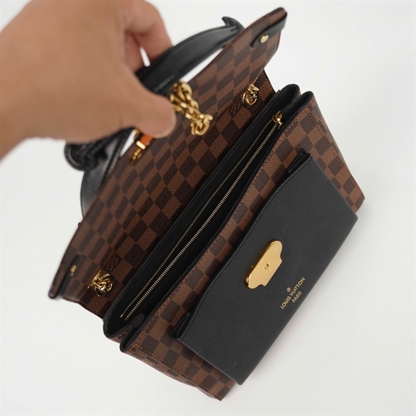 Túi LV Victoria ô vuông nâu sz24 (BQ) KG +