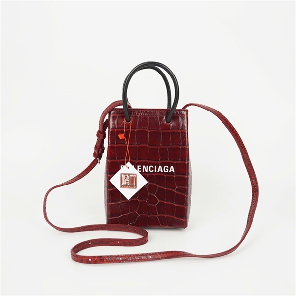 Túi Balenciaga Phone nâu (BQ) sz12 KG +