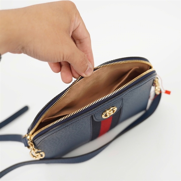 Túi GG Ophidia xanh đậm (001998) sz24(BQ) KG +