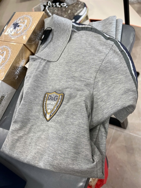 Áo thun D&G màu xám muối tiêu (PN) +