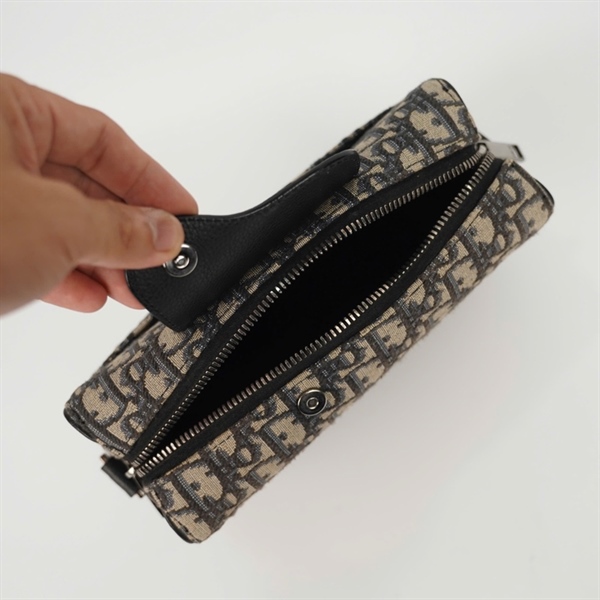Túi Dior màu xám (16-BO-0242) sz22 (BQ) KG +