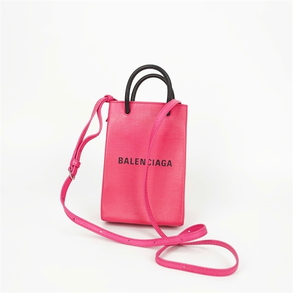 Túi Balenciaga Phone hồng (BQ) sz12 KG +