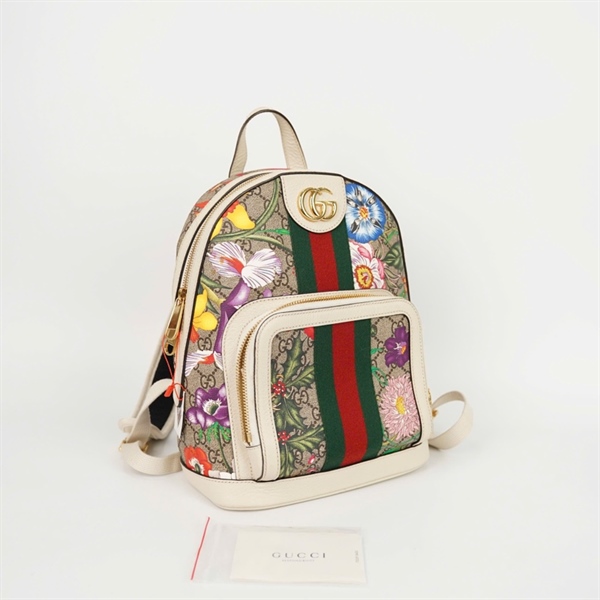 Balo GG màu xám in hoa (547965) (BQ) KG +