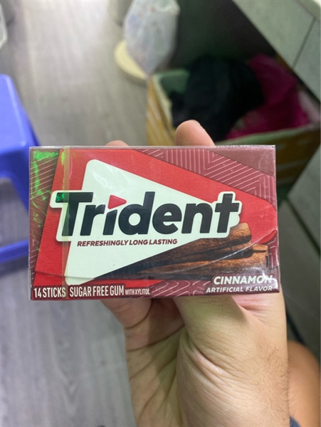 Kẹo Gum Trident Hương Quế Hồi