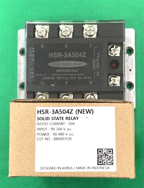 ROLE BÁN DẪN 3 PHA, NGUỒN ĐK 90~264VAC Nguồn tải: 96~480VAC 50A