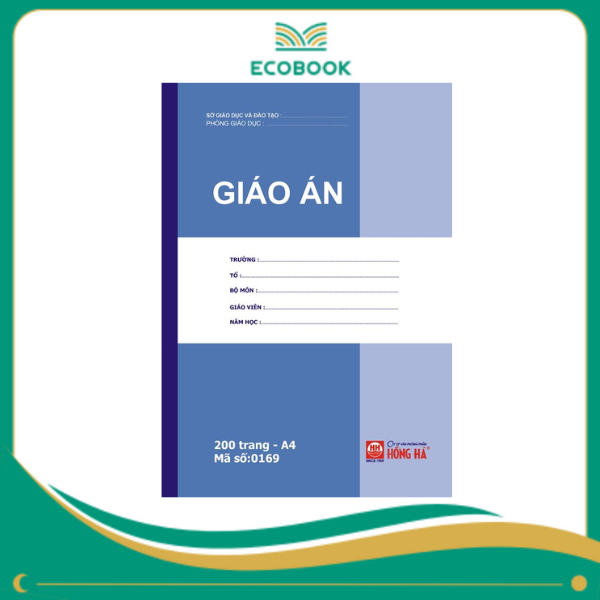 Sổ Giáo án, A4, 200tr, 0169