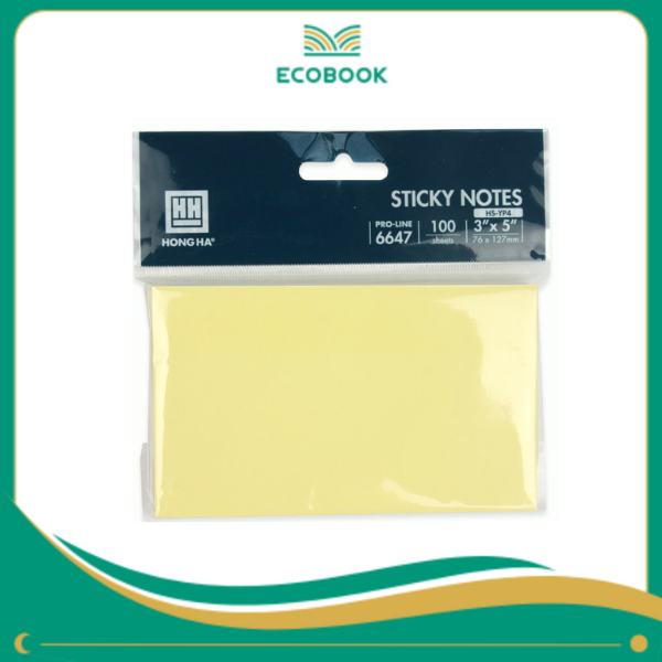 Giấy ghi chú 3x5 HS-YP4 6647 Giấy ghi chú 3x5 HS-YP4 6647
