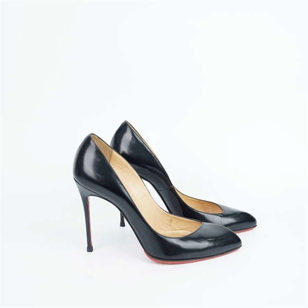 Giày Christian Louboutin đen sz38 đế 11p +