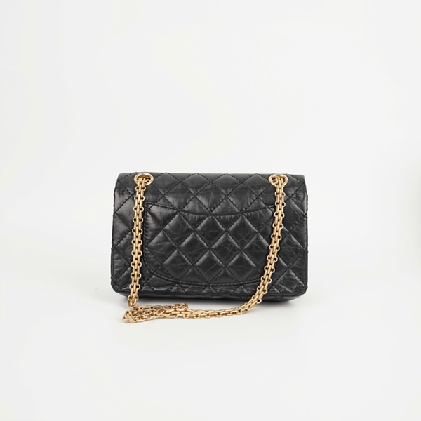 Túi Chanel đen đính charm (24344558) sz19 (BMC) KG+