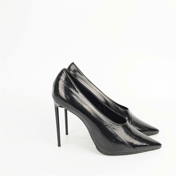 Giày YSL đen sz38 đế 11p +