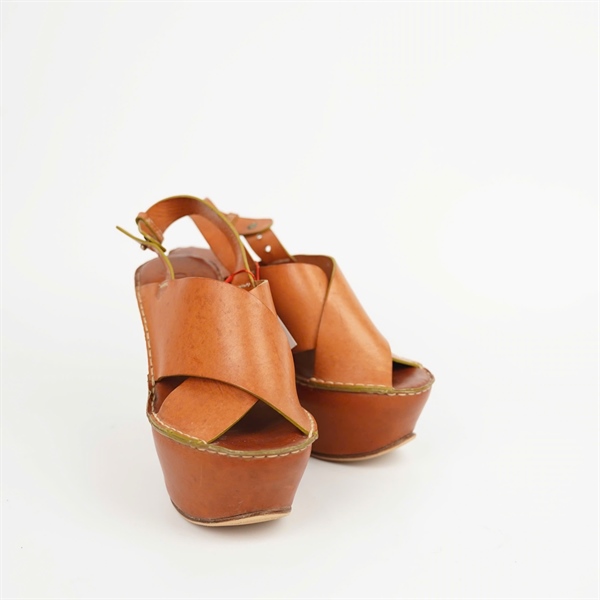 Giày Chloé nâu sz38 đế 13p +