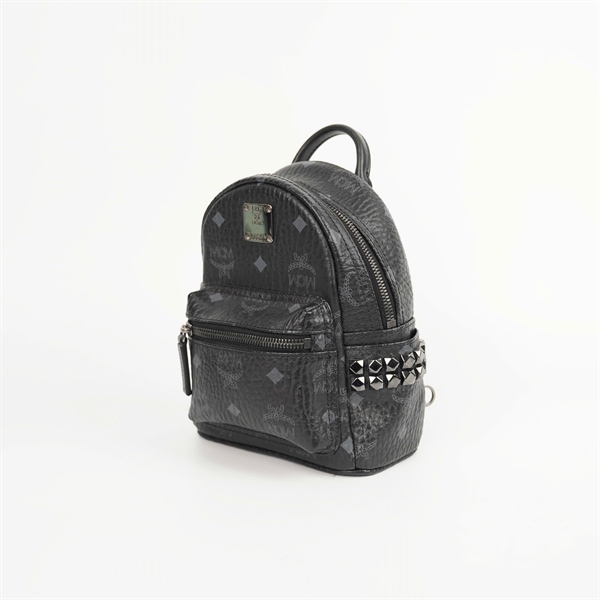 Balo MCM đen 2 strap (0689N) KG+