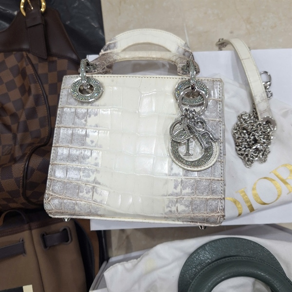 Túi Dior Lady da cá sấu (02- MA- 0282) szmini (BMC) KG+