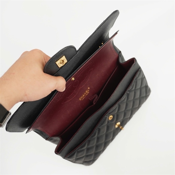 Túi Chanel classic đen (16521451) sz30 KG+