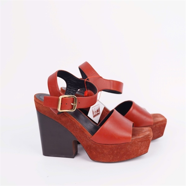 Giày Celine đỏ sz38 đế 12p +