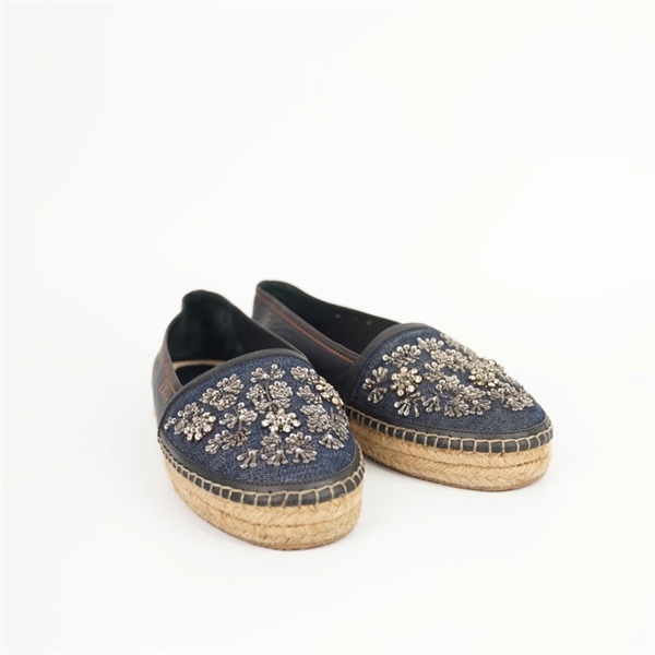 Giày Dior xanh đen đính cườm sz38 +