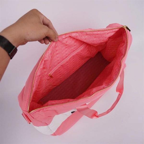 Túi Moschino hồng sz55 (PN) +